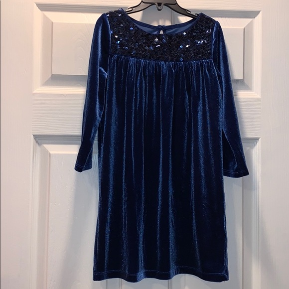 lands end velvet dress